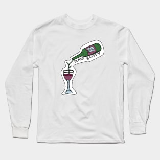 Plant Based: Red Wine Long Sleeve T-Shirt